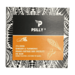 Psilly - Dark Chocolate Bar - Ginger & Turmeric | Fungalfriend Canada