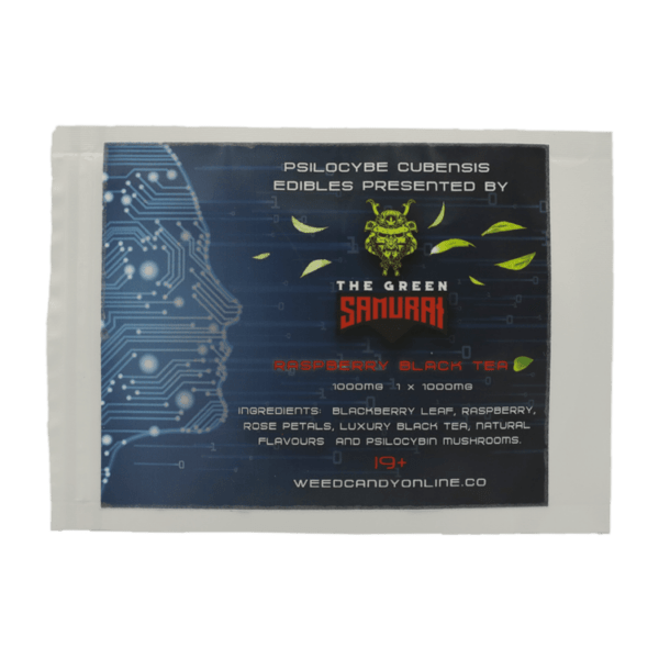 The Green Samurai - Raspberry Black Tea - 1000mg | Fungalfriend Canada