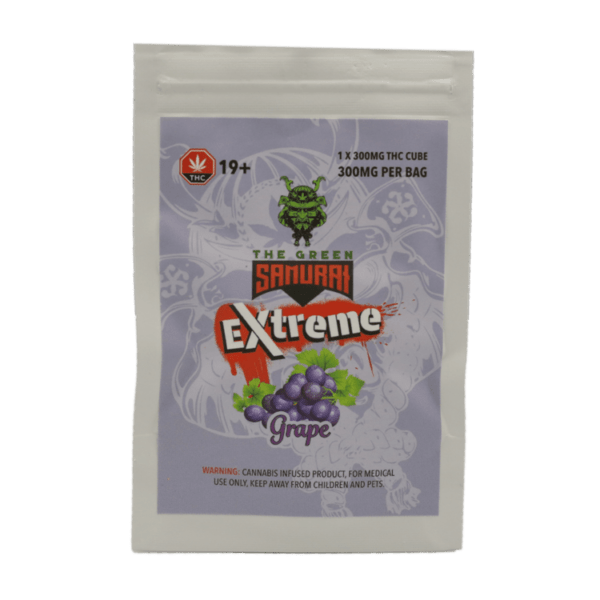 Green Samurai Extreme - Grape Gummy 300mg THC | Fungalfriend Canada