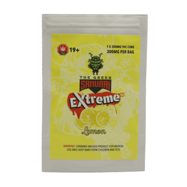 Green Samurai Extreme - Lemon Gummy 300mg THC | Fungalfriend Canada