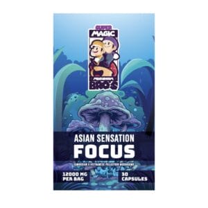 Super Magic Mushroom Bro’s - Asian Sensation FOCUS - 400MG Capsules | Fungalfriend Canada